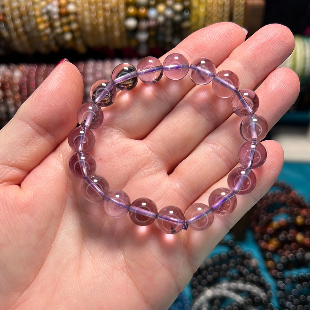 Gemmy Amethyst 10 mm Bracelet