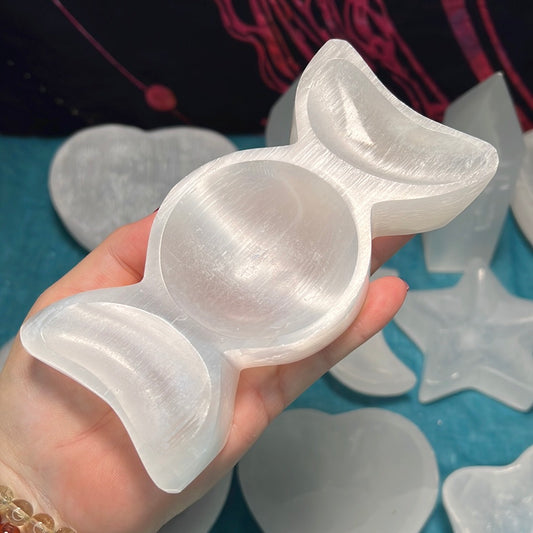 Selenite Moon Phase Bowl