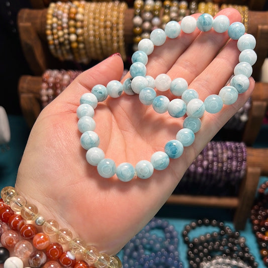 Larimar 10 mm Bracelet